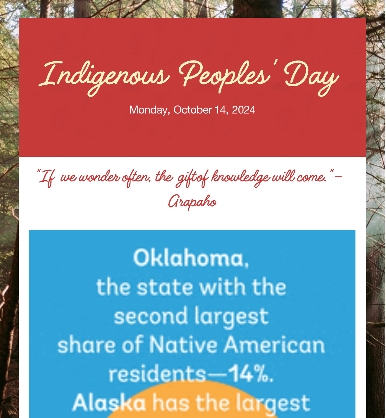 Indigenous Peoples' Day Template